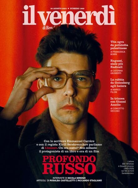 Il Venerdi di Repubblica – 30 Agosto 2024 Cover