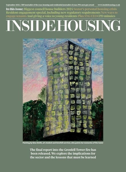 Inside Housing – September 2024 Cover