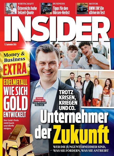 Insider Austria – 11 September 2024 Cover