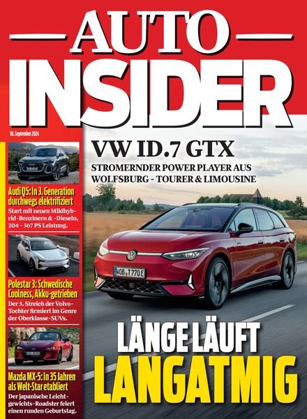 Insider Austria – 18 September 2024 Cover