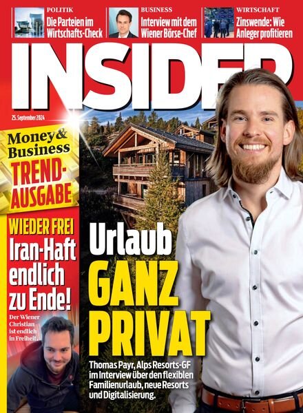 Insider Austria – 25 September 2024 Cover