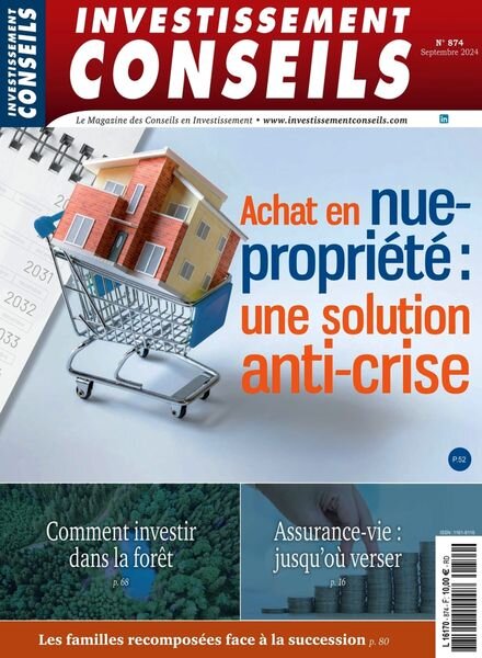 Investissement Conseils – Septembre 2024 Cover