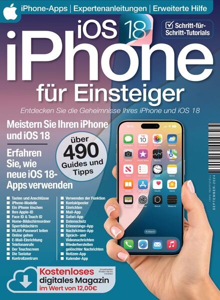 iPhone fur Einsteiger – September 2024 Cover