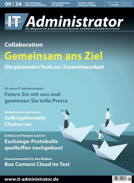 IT-Administrator Magazin – September 2024 Cover