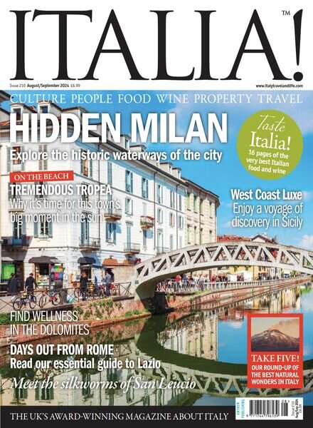 Italia! Magazine – August-September 2024 Cover