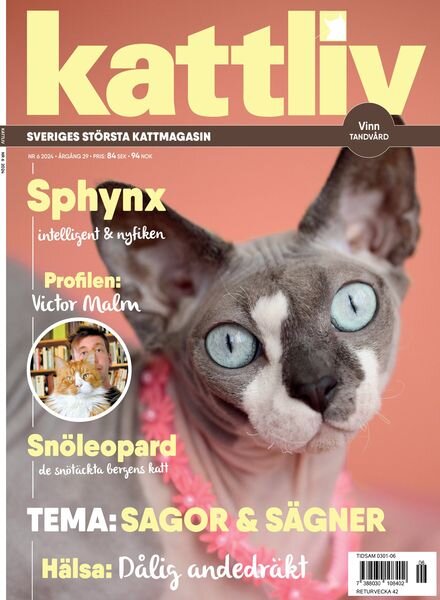 Kattliv – September 2024 Cover