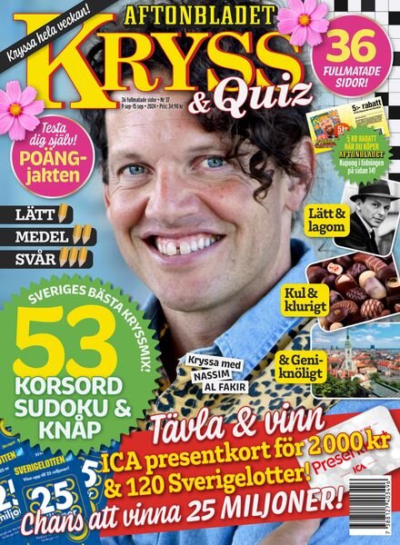 Kryss & Quiz – 9 September 2024 Cover
