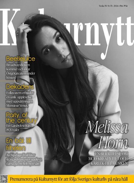 Kulturnytt – 30 Augusti 2024 Cover