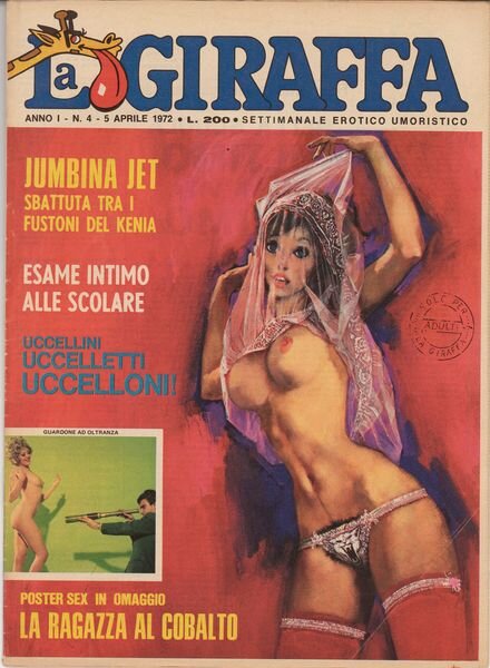 La Giraffa – N 4 5 Aprile 1972 Cover