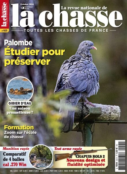 La Revue nationale de La chasse – Octobre 2024 Cover
