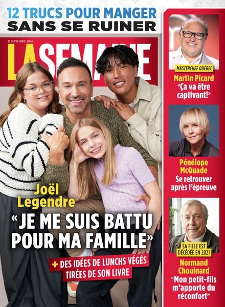 La Semaine – 13 Septembre 2024 Cover