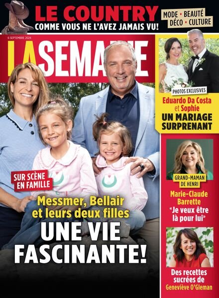 La Semaine – 6 Septembre 2024 Cover