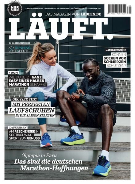 LaUFT Das Magazin von laufende – Fruhling-Sommer 2024 Cover