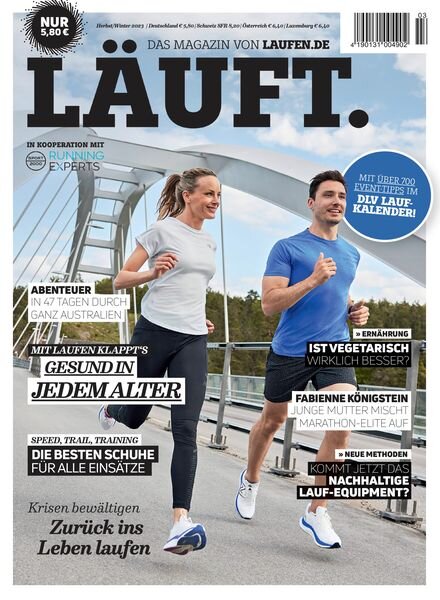 LaUFT Das Magazin von laufende – Herbst-Winter 2023 Cover