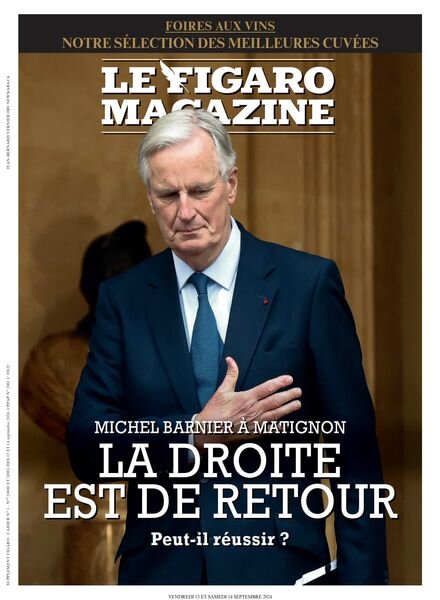 Le Figaro Magazine – 13 Septembre 2024 Cover