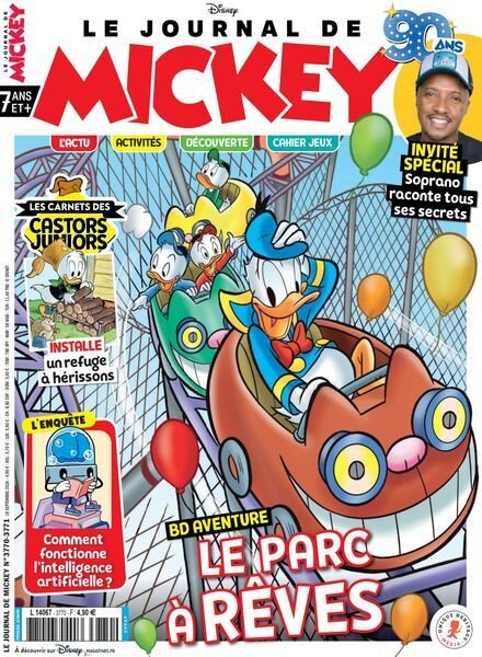 Le Journal de Mickey – 18 Septembre 2024 Cover