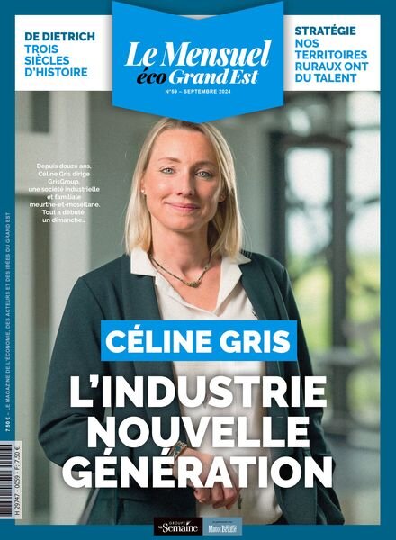 Le Mensuel Grand Est – Septembre 2024 Cover