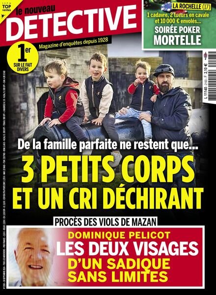 Le Nouveau Detective – 18 Septembre 2024 Cover