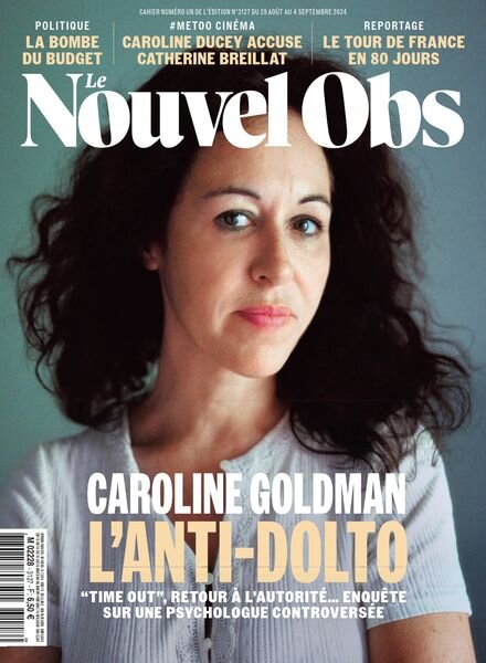 Le Nouvel Obs – 29 Aout 2024 Cover