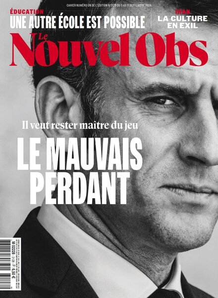 Le Nouvel Obs – 5 Septembre 2024 Cover