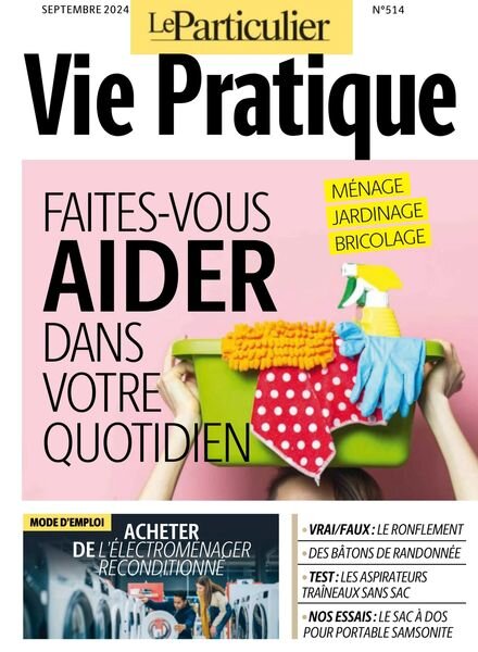 Le Particulier Vie Pratique – Septembre 2024 Cover