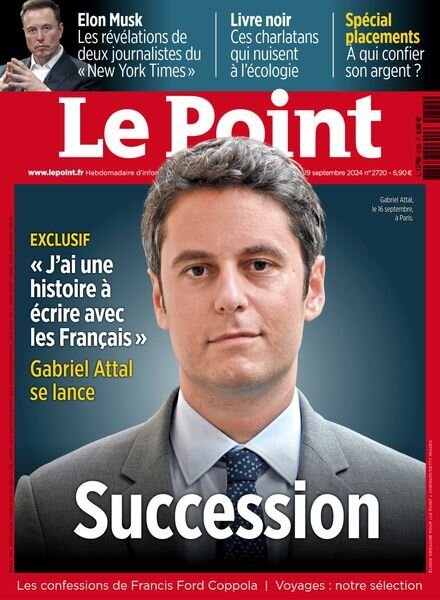 Le Point – 19 Septembre 2024 Cover