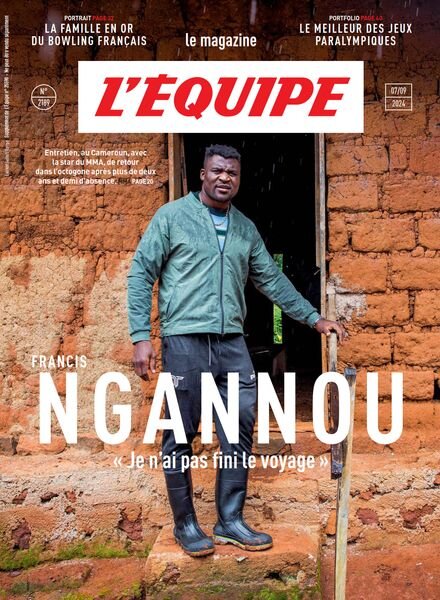 L’Equipe Magazine – 7 Septembre 2024 Cover