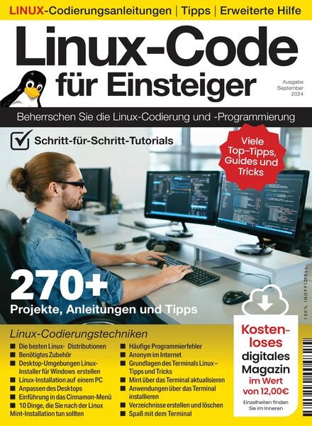 Linux-Code fur Einsteiger – September 2024 Cover