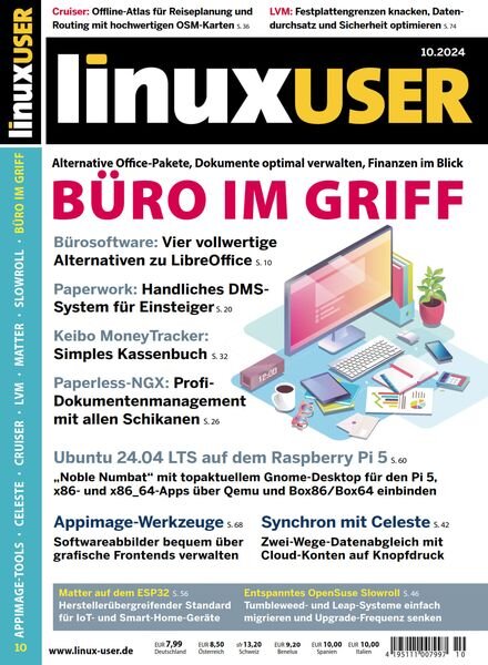 LinuxUser – Oktober 2024 Cover