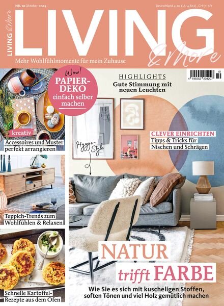 Living & More – Oktober 2024 Cover