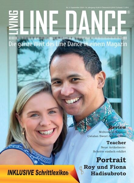 Living Line Dance – September 2024 Cover
