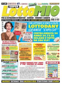 Lottomio del Giovedi – 3 Settembre 2024