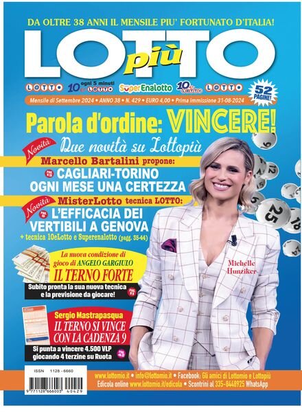Lottopiu – Settembre 2024 Cover