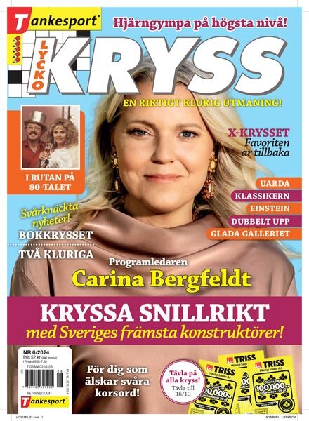 Lyckokryss – Augusti 2024 Cover