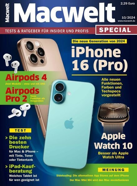 Macwelt Special – Oktober 2024 Cover