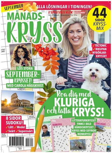 Manads-Kryss – Augusti 2024 Cover