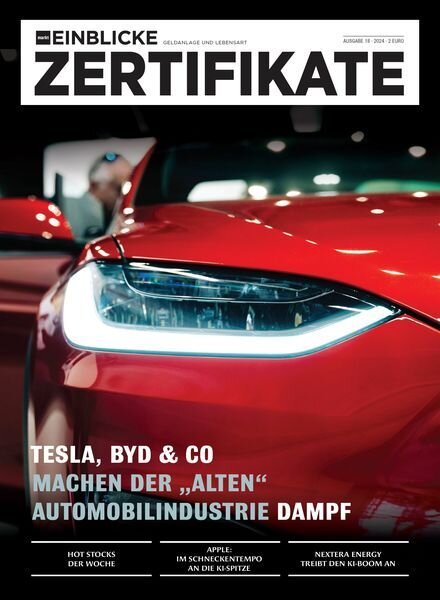 marktEINBLICKE Zertifikate – 18 September 2024 Cover