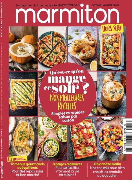 Marmiton – Hors-Serie N 15 – Octobre-Novembre 2024 Cover