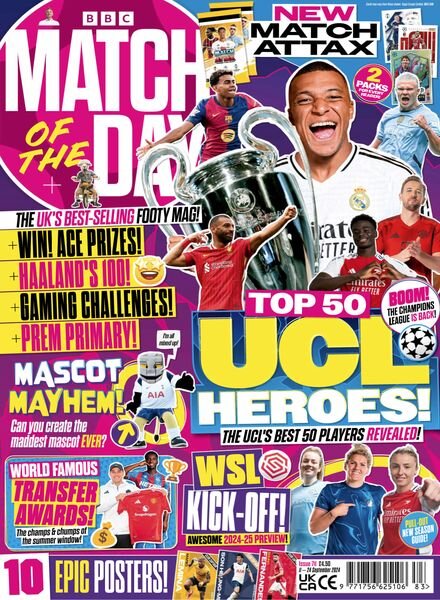 Match of the Day – 11 September 2024 Cover