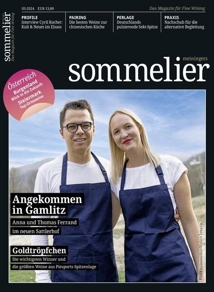 Meiningers Sommelier – August 2024 Cover