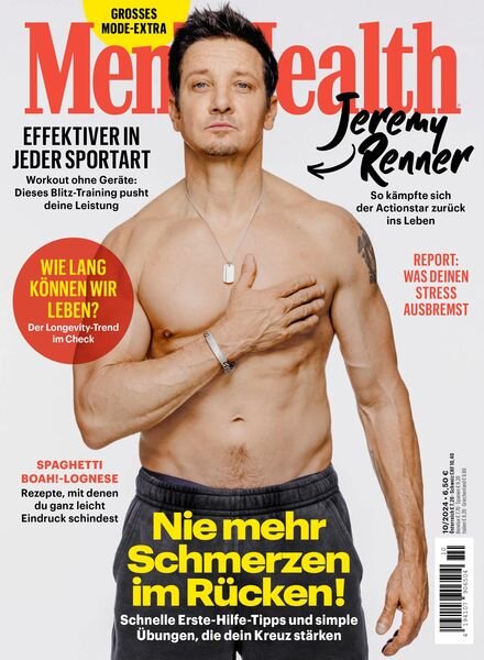 Men’s Health Germany – Oktober 2024 Cover