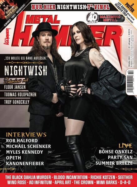 Metal Hammer Germany – Oktober 2024 Cover