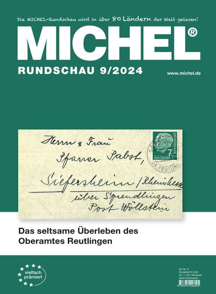 Michel-Rundschau – 30 August 2024 Cover