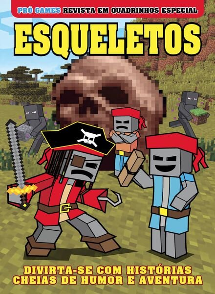 Minecraft Revista em Quadrinhos – Agosto 2024 Cover