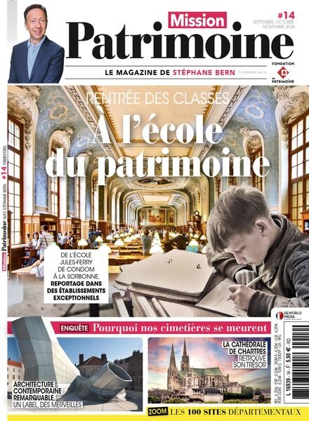 Mission Patrimoine – Septembre-Octobre 2024 Cover