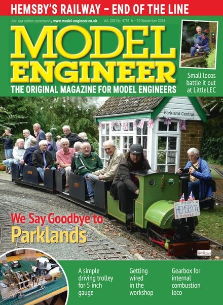 Model Engineer – 6 September 2024 Cover