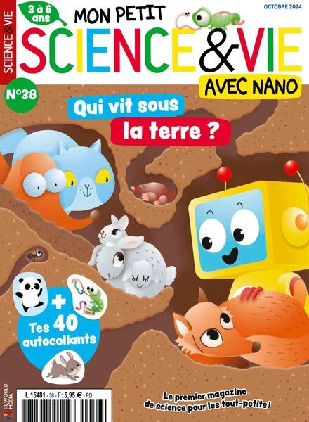 Mon Petit Science & Vie avec Nano – Octobre 2024 Cover