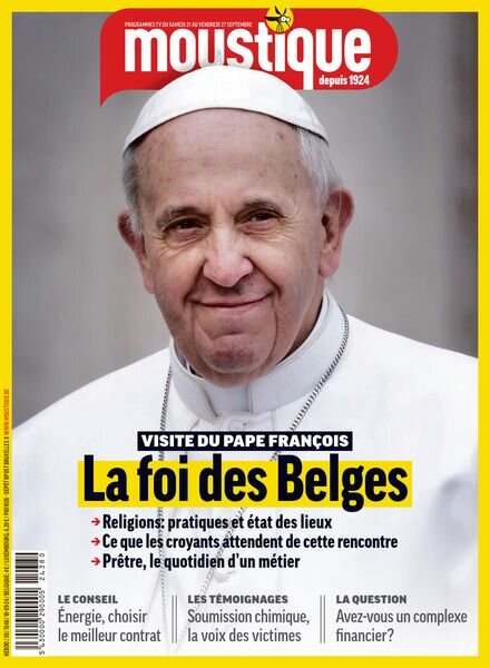 Moustique Magazine – 18 Septembre 2024 Cover