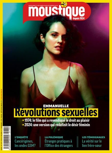 Moustique Magazine – 25 Septembre 2024 Cover