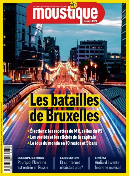 Moustique Magazine – 28 Aout 2024 Cover
